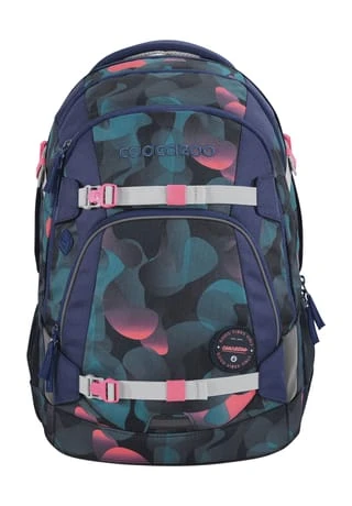 Coocazoo Schulrucksack "Cloudy Peach", Rückenpolster, Emblem, Muster-Mix, Für Mädchen BLAUGRÜN 3 Coocazoo Schulrucksack "Cloudy Peach", Rückenpolster, Emblem, Muster-Mix, Für Mädchen BLAUGRÜN