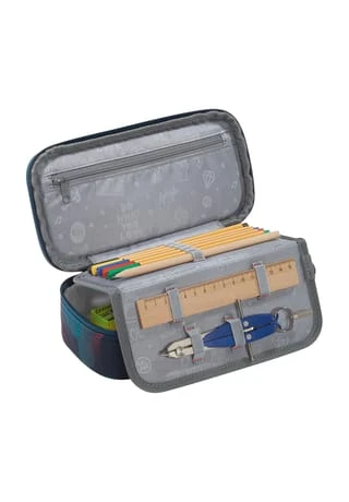 Coocazoo Schlampermäppchen "Cloudy Peach" SCHWARZ/ ROSA 4 Coocazoo Schlampermäppchen "Cloudy Peach" SCHWARZ/ ROSA – Bild 2