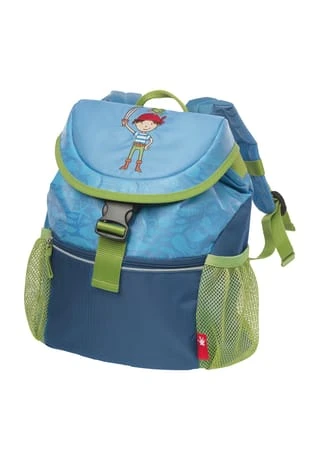 Sigikid® Rucksack "Sammy Samoa", Clipverschluss, Namensschild, Für Jungen Blau/ Hellgrün 3 Sigikid® Rucksack "Sammy Samoa", Clipverschluss, Namensschild, Für Jungen Blau/ Hellgrün