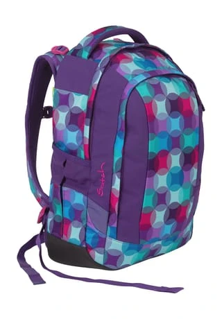 Schulrucksack Satch Sleek, Hurly Pearly Hurly Pearly Lila, Türkis, Pink 4 Schulrucksack Satch Sleek, Hurly Pearly Hurly Pearly Lila, Türkis, Pink – Bild 2