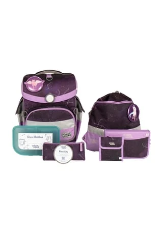 School Mood Schulranzen-Set Timeless Air+ "Stella (Einhorn)", 7-teilig Lila 3 School Mood Schulranzen-Set Timeless Air+ "Stella (Einhorn)", 7-teilig Lila
