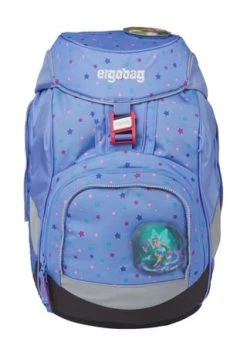 Ergobag Schulranzen-Set Pack "Bärzaubernd", 6-teilig Hellblau/ Mehrfarbig
