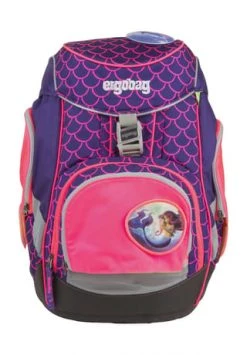 Ergobag Schulrucksack-Set Pack "Bärmuda Viereck", 6-teilig Neonpink/ Lila -Spielzeug für Kinder Verkäufe unnamed file 897