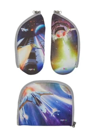 Ergobag Motiv Zip-Set "Weltall", 3-teilig Lila 3 Ergobag Motiv Zip-Set "Weltall", 3-teilig Lila