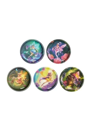 Ergobag Klettie-Set "Feenzauber", 7 Cm, 5-teiliges Rucksack Zubehör, Für Mädchen Mehrfarbig 3 Ergobag Klettie-Set "Feenzauber", 7 Cm, 5-teiliges Rucksack Zubehör, Für Mädchen Mehrfarbig