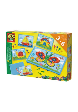 SES CREATIVE® Mosaikbrett Mit Karten MEHRFARBIG 3 SES CREATIVE® Mosaikbrett Mit Karten MEHRFARBIG